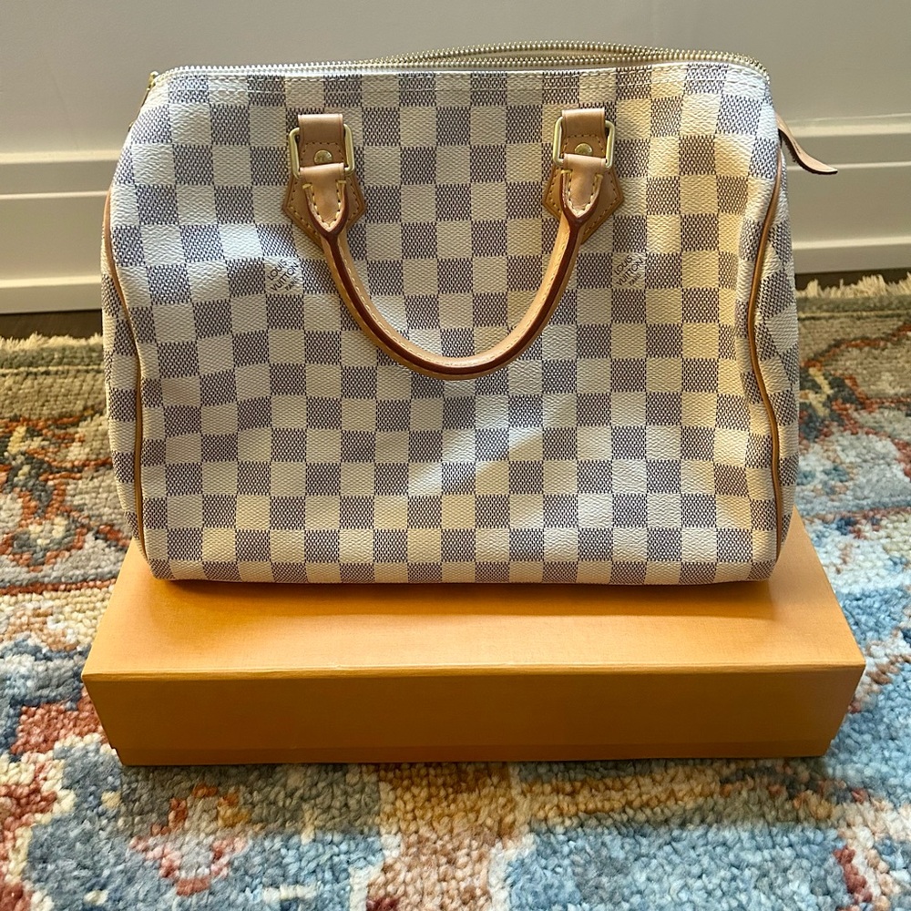 Louis Vuitton Speedy 30 Damier Azur